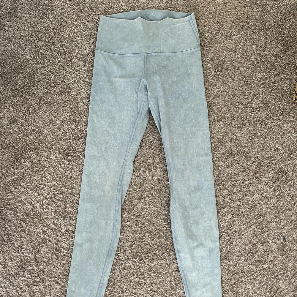 Lululemon Light Blue High-Waisted Leggings